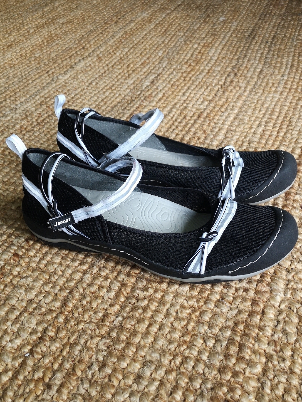 JSport by Jambu Mary Jane-style mesh flats
